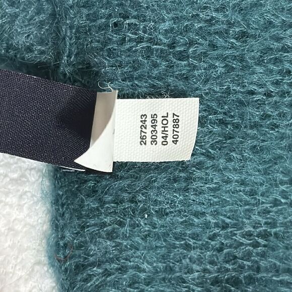 Gap Women Multi Color Block Mohaire Nylon Blend Scarf - Picture 5 of 10